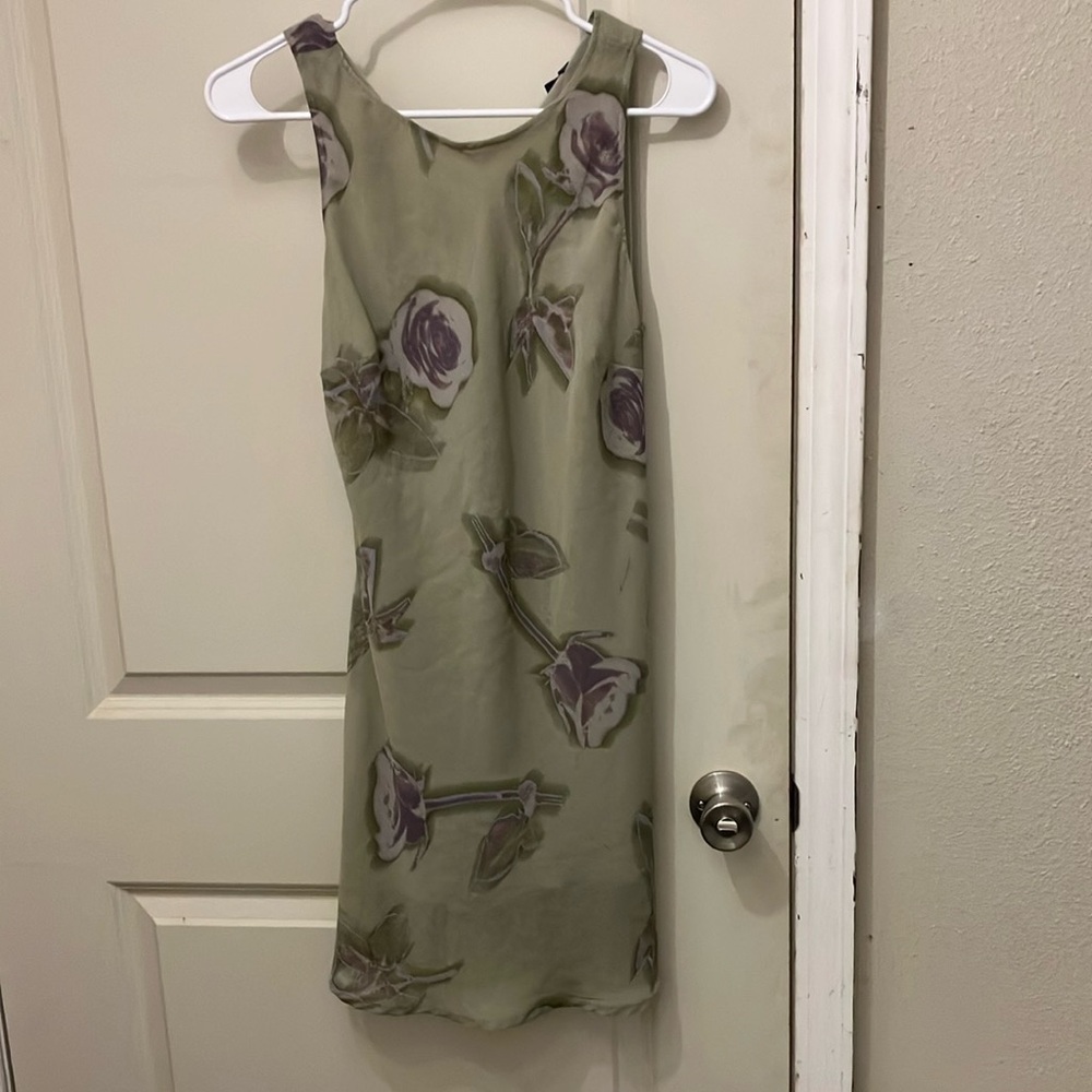 Wild Fable Green Halter Sheath Dress